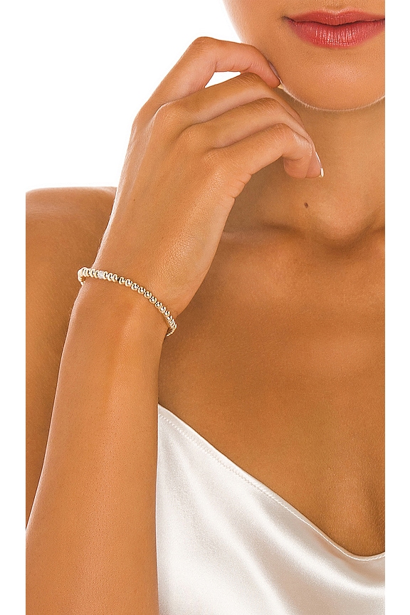 view 1 of 3 14K Gold Bead Bracelet in Gold