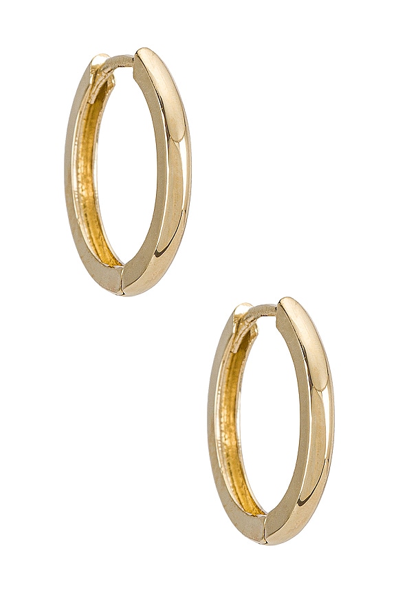 Zoe Lev 14k Gold Large Huggie Earrings in Gold REVOLVE