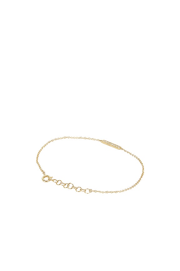 view 2 of 2 Diamond Bar Bracelet in Gold