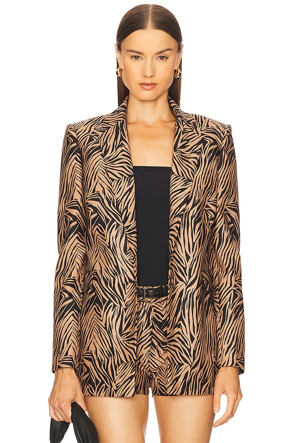 view 1 of 5 Yvonne Jacket in Black & Copper