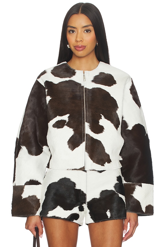 view 2 of 5 Tokyo Jacket in Black Cowhide