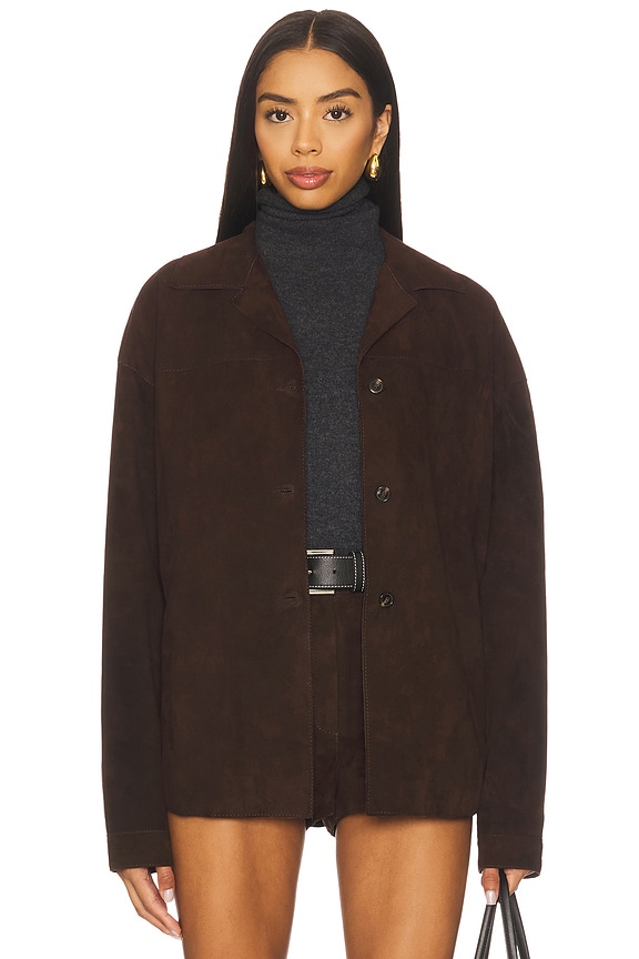 view 1 of 4 Meydan Jacket in Chocolate