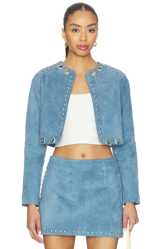 view 1 of 4 Darby Jacket in Jean Blue