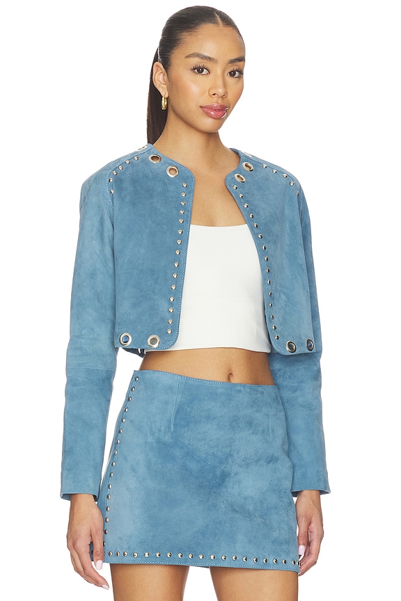 view 2 of 4 Darby Jacket in Jean Blue