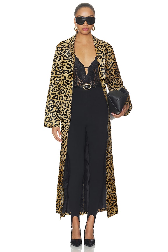 view 2 of 4 Olympia Trench Coat in Leopard