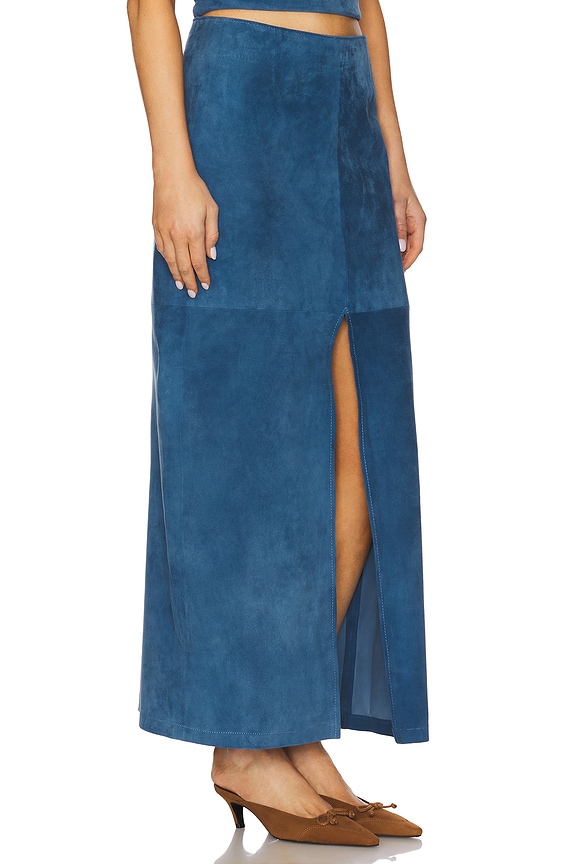 view 2 of 6 FALDA LARGA BERLIN in Jean Blue