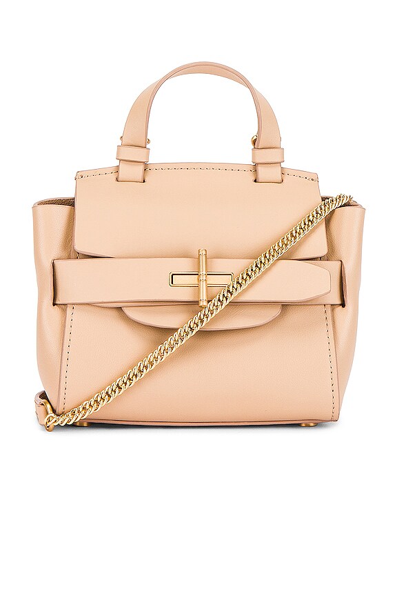 Zac Zac Posen Brigette Belted Mini Crossbody Bag in Wheat