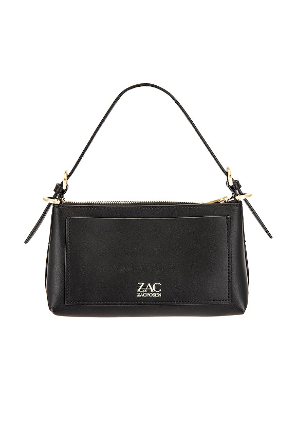 view 2 of 5 Posen Zip Top Crossbody Bag in Black