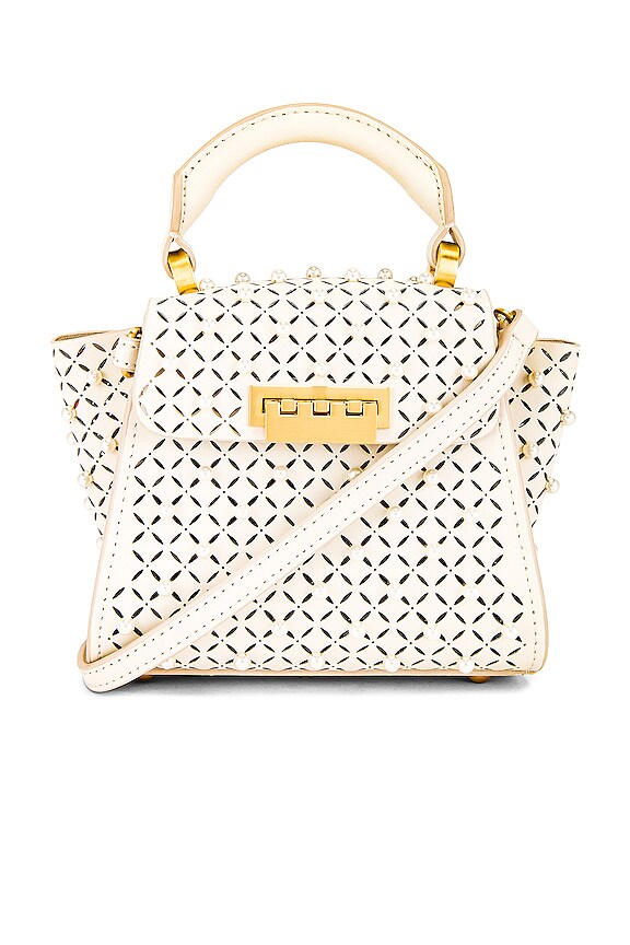 Zac Zac Posen Eartha Mini Top Handle Crossbody Bag in Swan REVOLVE