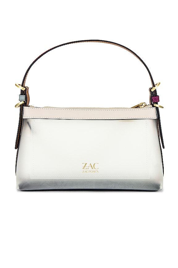 view 2 of 5 Posen Zip Top Crossbody in Multi Rainbow