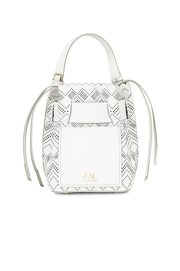 view 2 of 5 Brigette Belted Bucket Bag in Dove