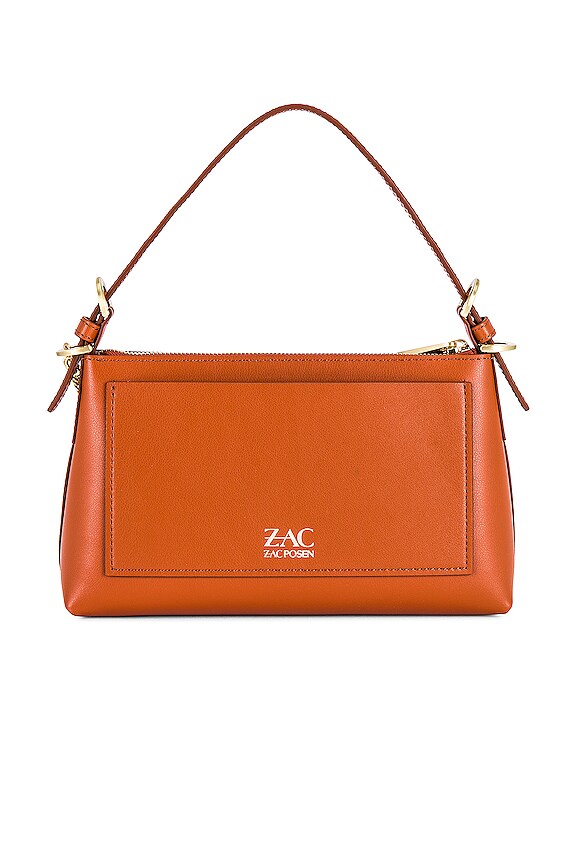 view 2 of 5 Posen Zip Top Crossbody in Maple