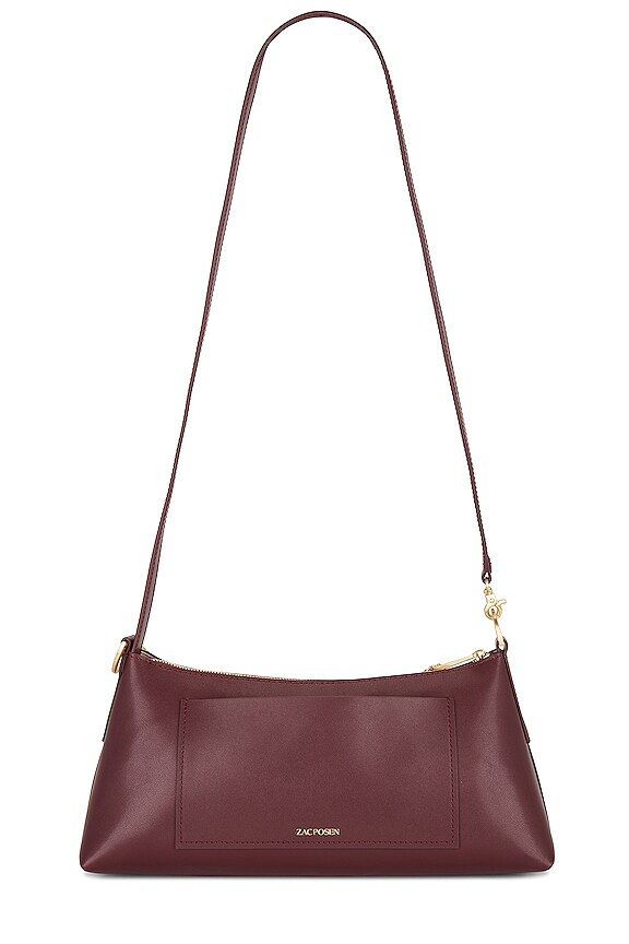 view 2 of 4 Posen Zip Top Shoudler in Bordeaux