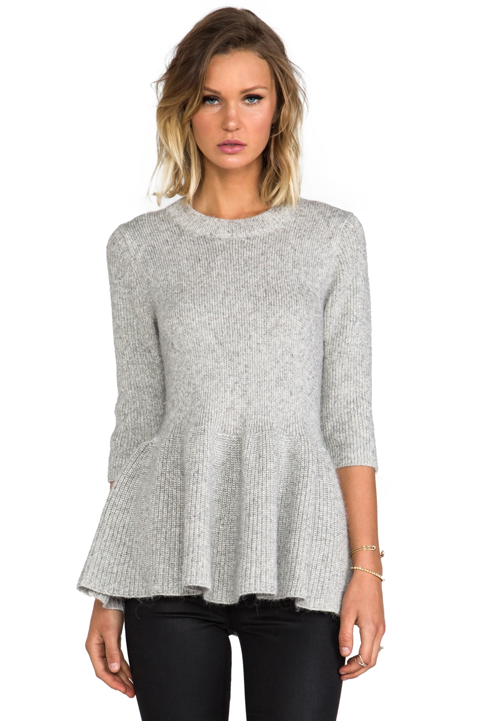 peplum sweater