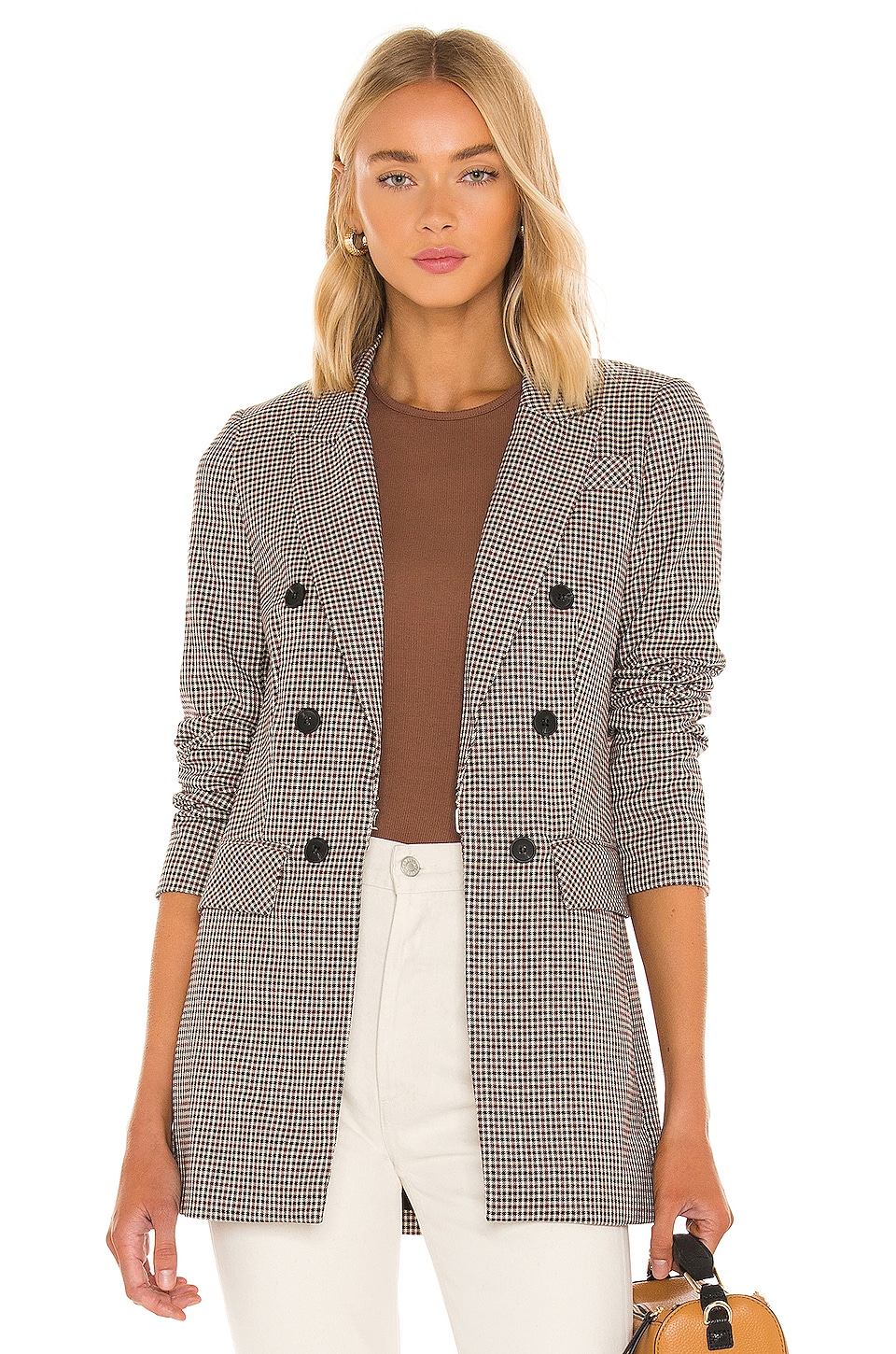 1. STATE Double Breasted Blazer in Rich Black | REVOLVE