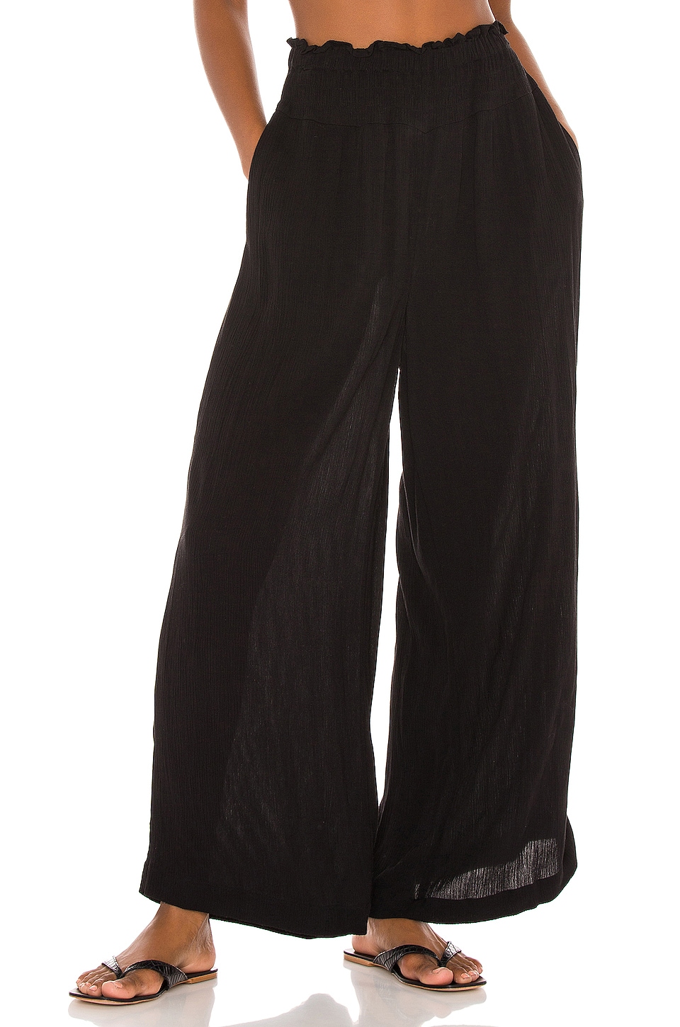 1. STATE Gauze Pants in Black | REVOLVE