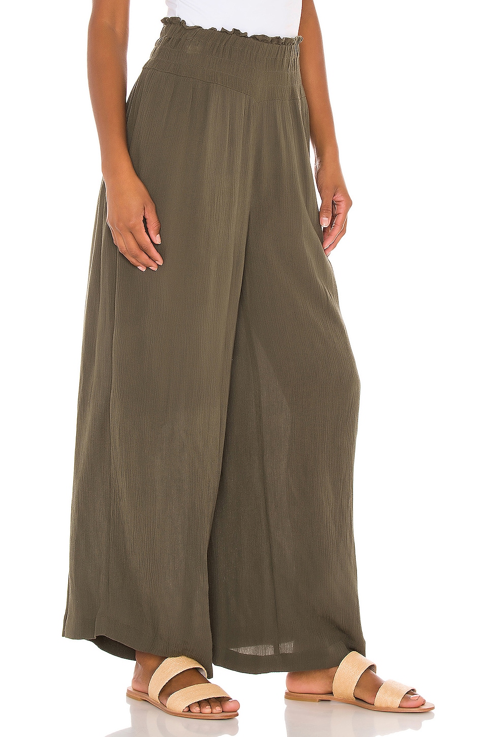 1. STATE Gauze Pants in Troop | REVOLVE