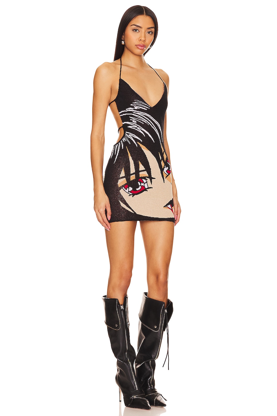 knee length dresses for ladies 1xBlue Vampire Anime Dress S main image 1