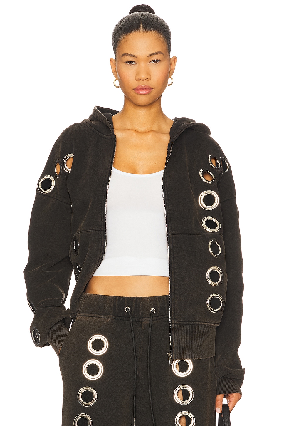 Eyelet Tracksuit Top