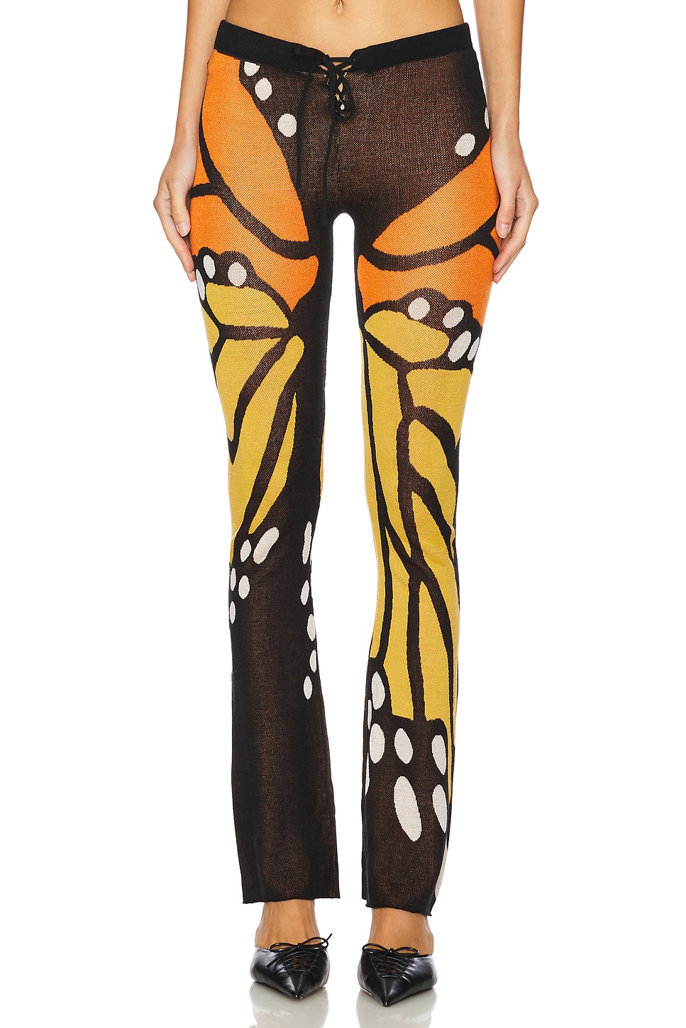 1XBLUE Butterfly Trousers