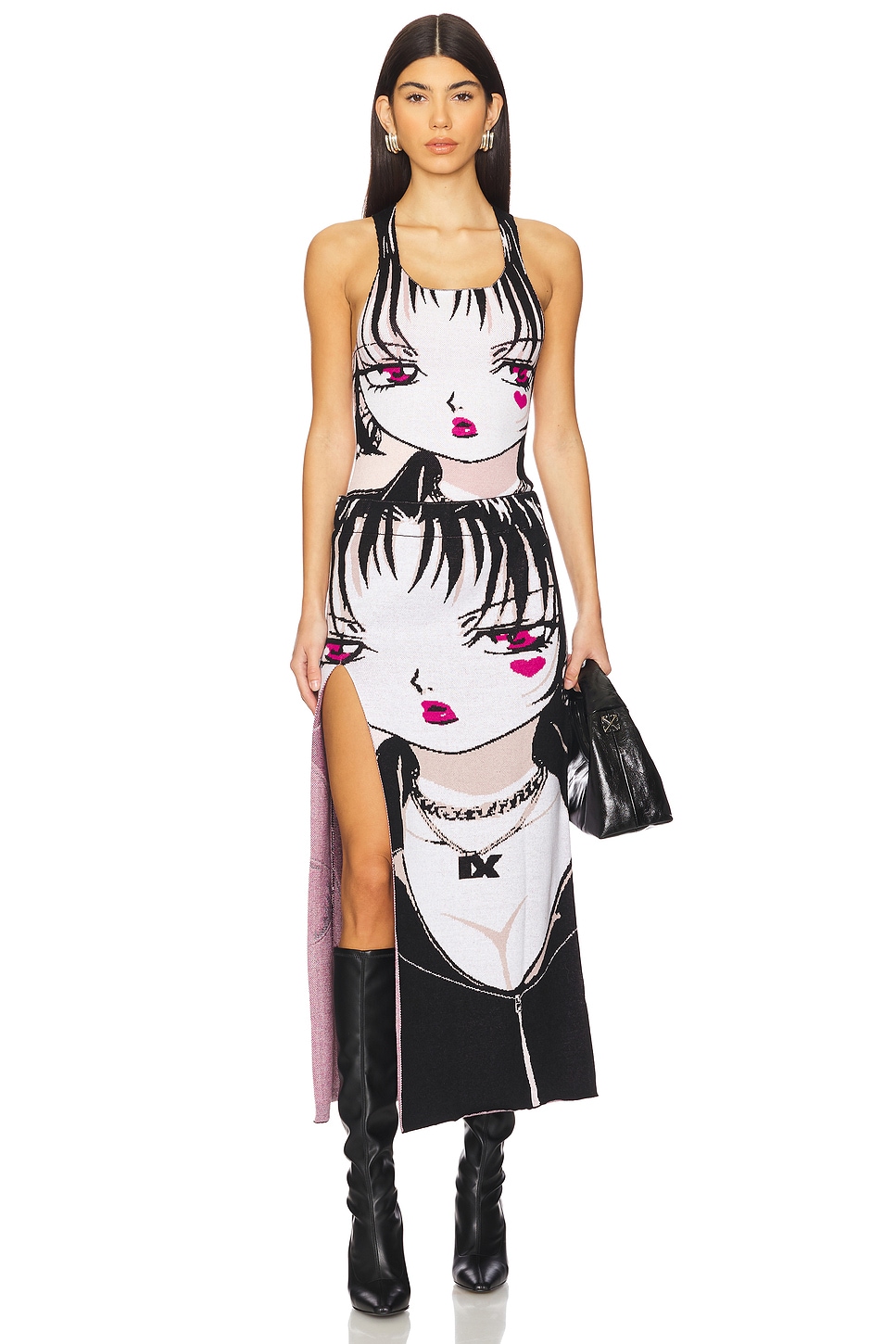 1x blue anime dress 1XBLUE Pink Anime Dress L