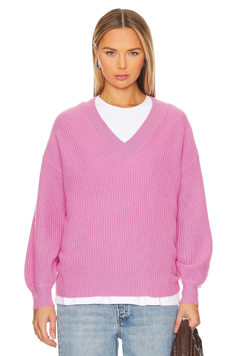 Image 1 of Jessica Sweater in Fuchsia