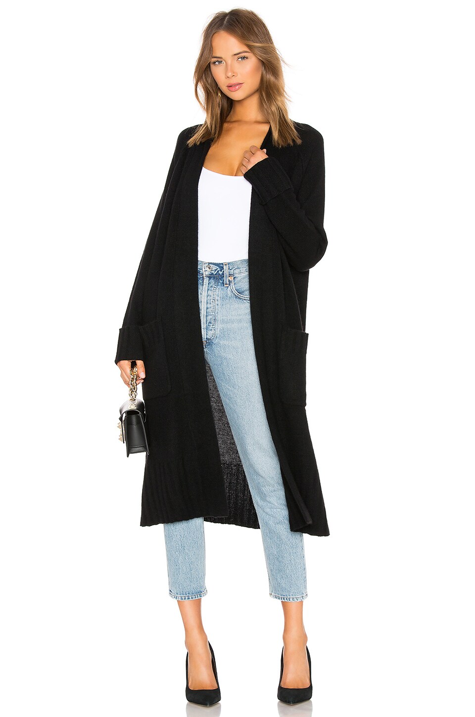 360 cashmere long cardigan