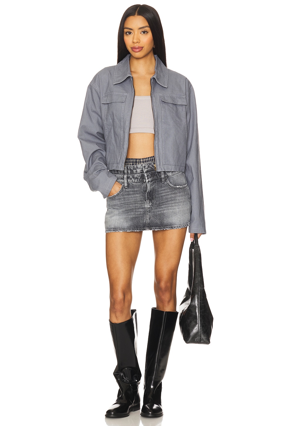 3x1 Celine Double Waist Skirt