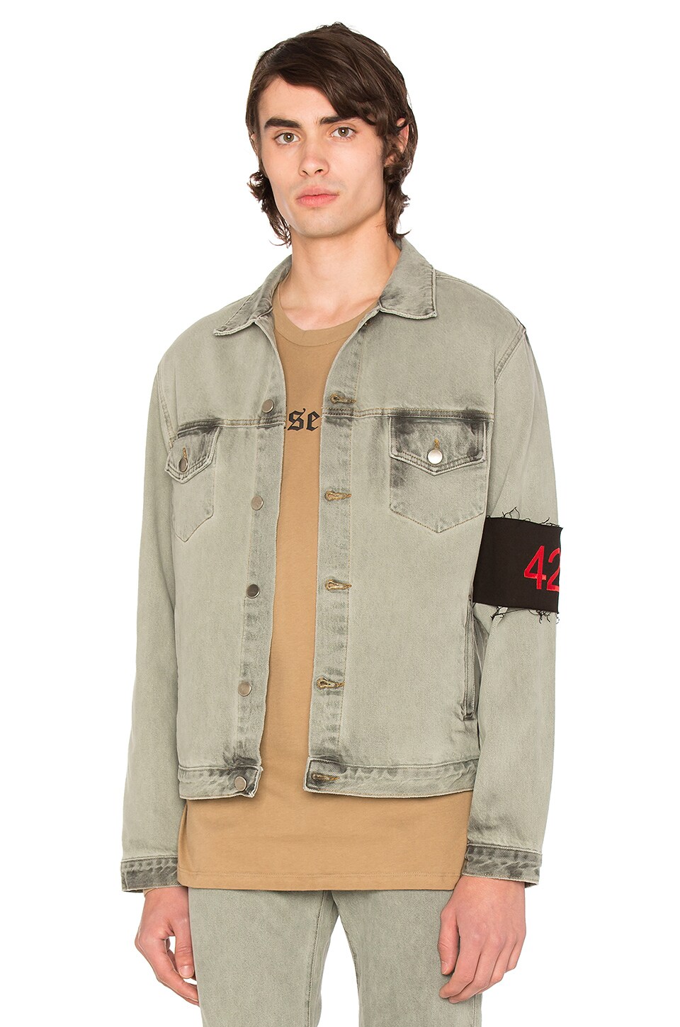 424 Denim Trucker Jacket in Light 
