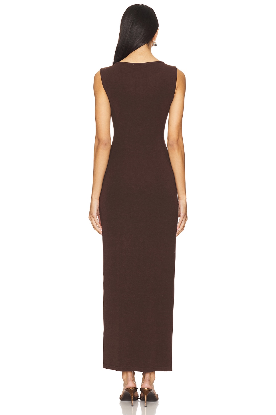 Nia Jersey Knit Gold Buckle Dress