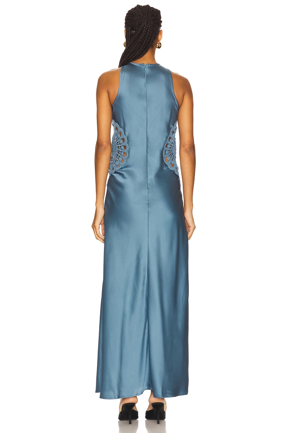 Aver Satin Maxi Dress