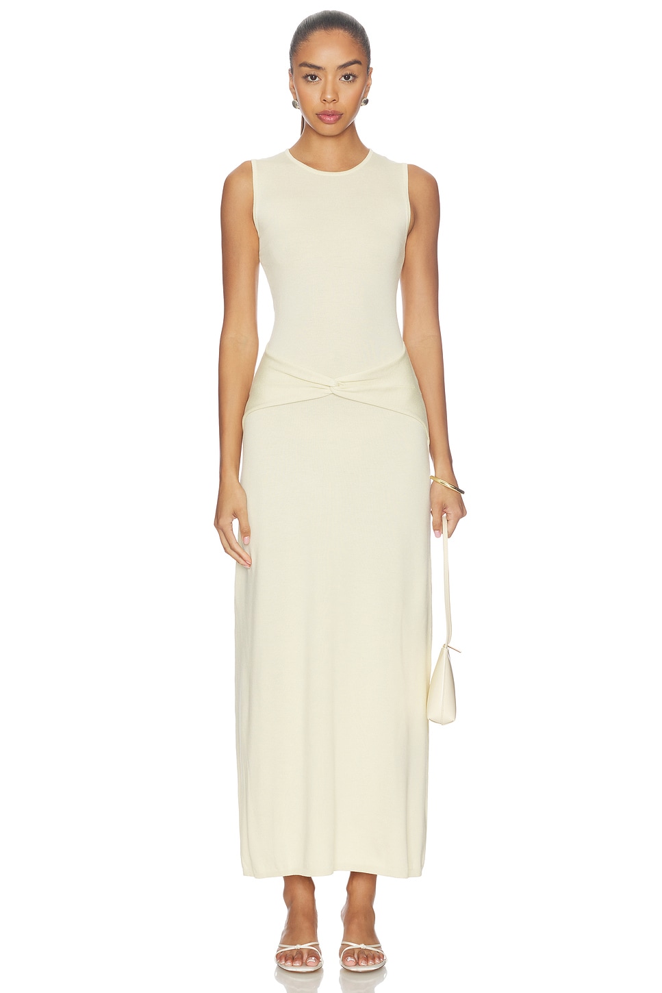 lemon knit dress Kal Knit Dress