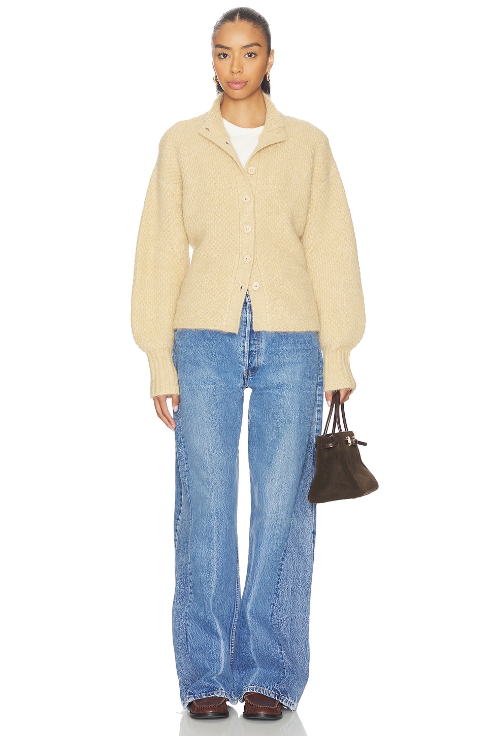 4th & Reckless Katya Cardigan in Camel | REVOLVE