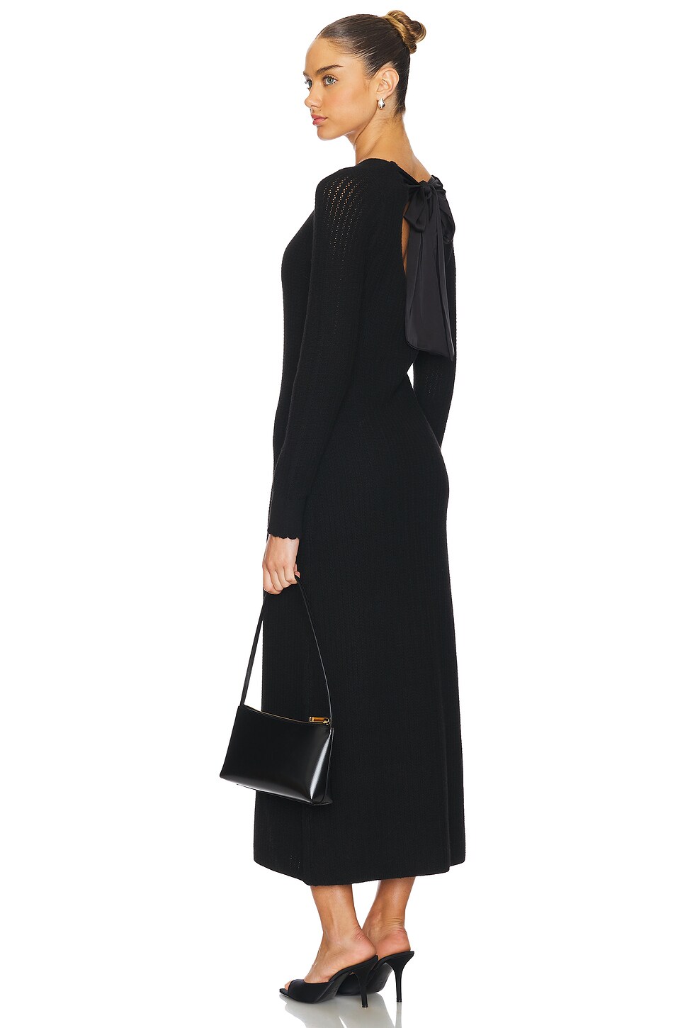 Scarlett Ballet Neck Midi Dress