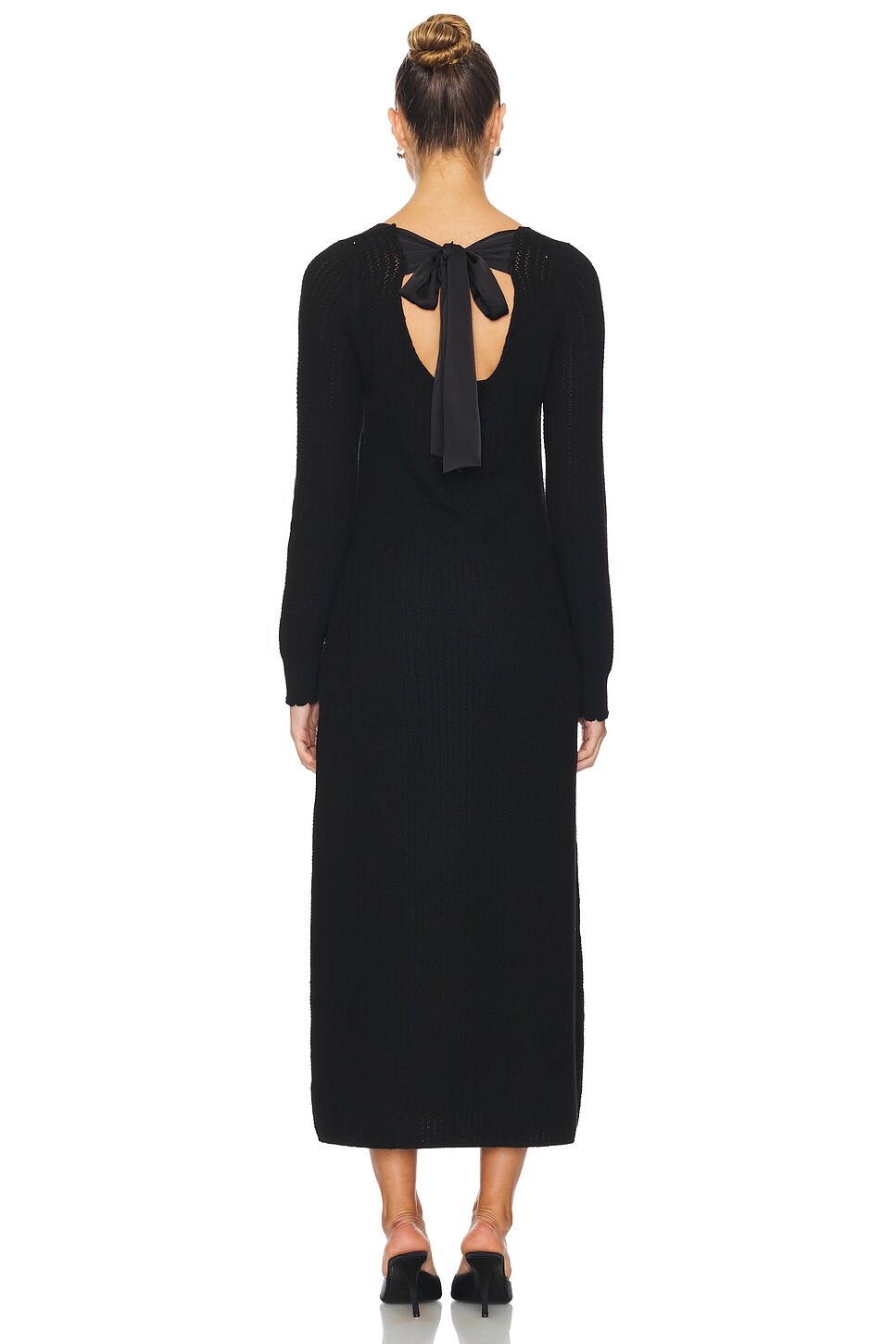 Scarlett Ballet Neck Midi Dress