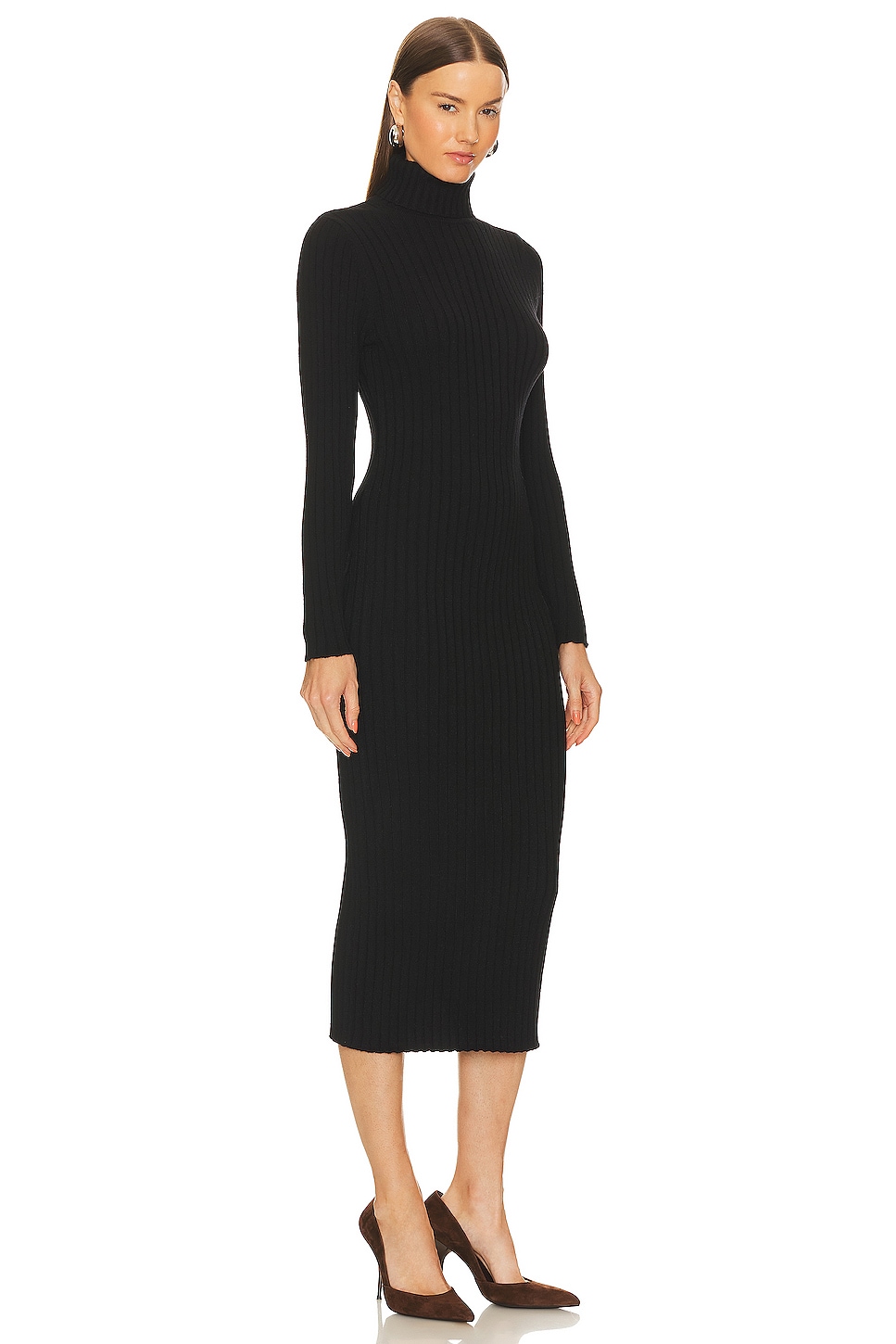 Kylie Rib Midi Dress