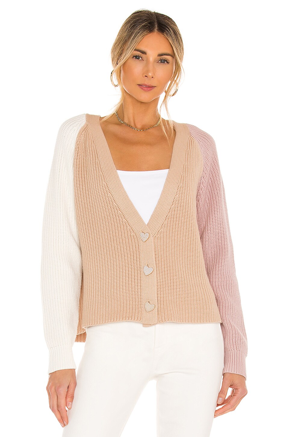 525 contrast cardigan