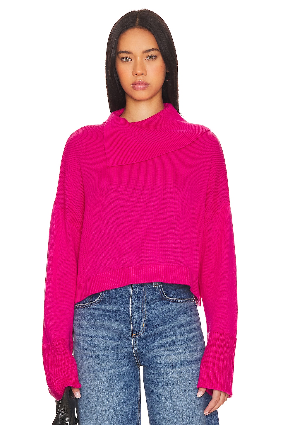 Lily Split Turtleneck Sweater