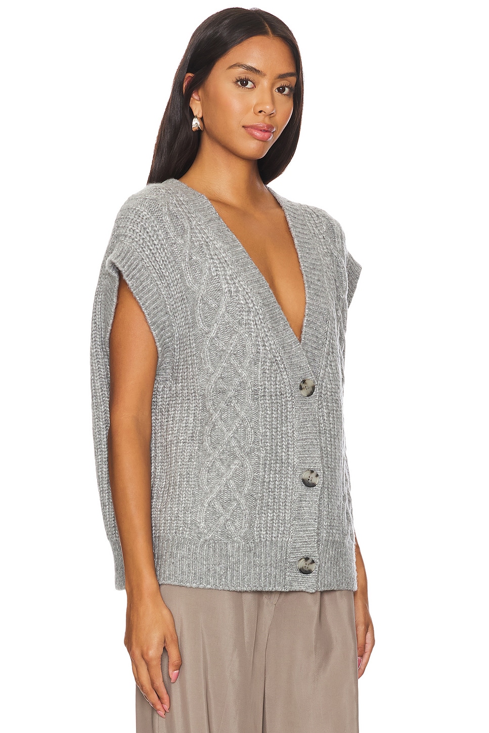 525 Page Button Front Cable Vest