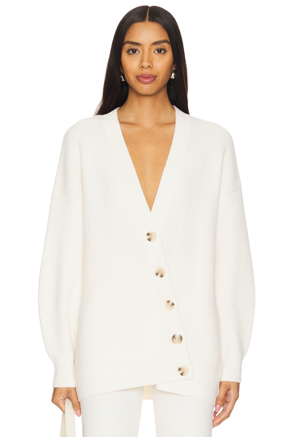 Evelyn Asymmetrical Luxe Oversized Cardi