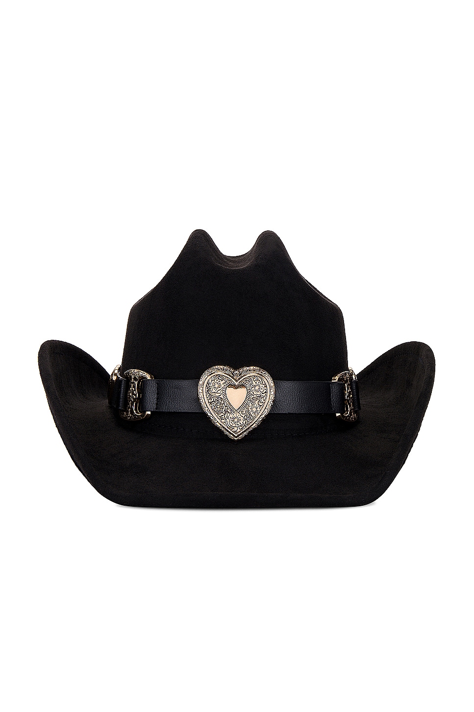 Gold Heart Cowboy Hat