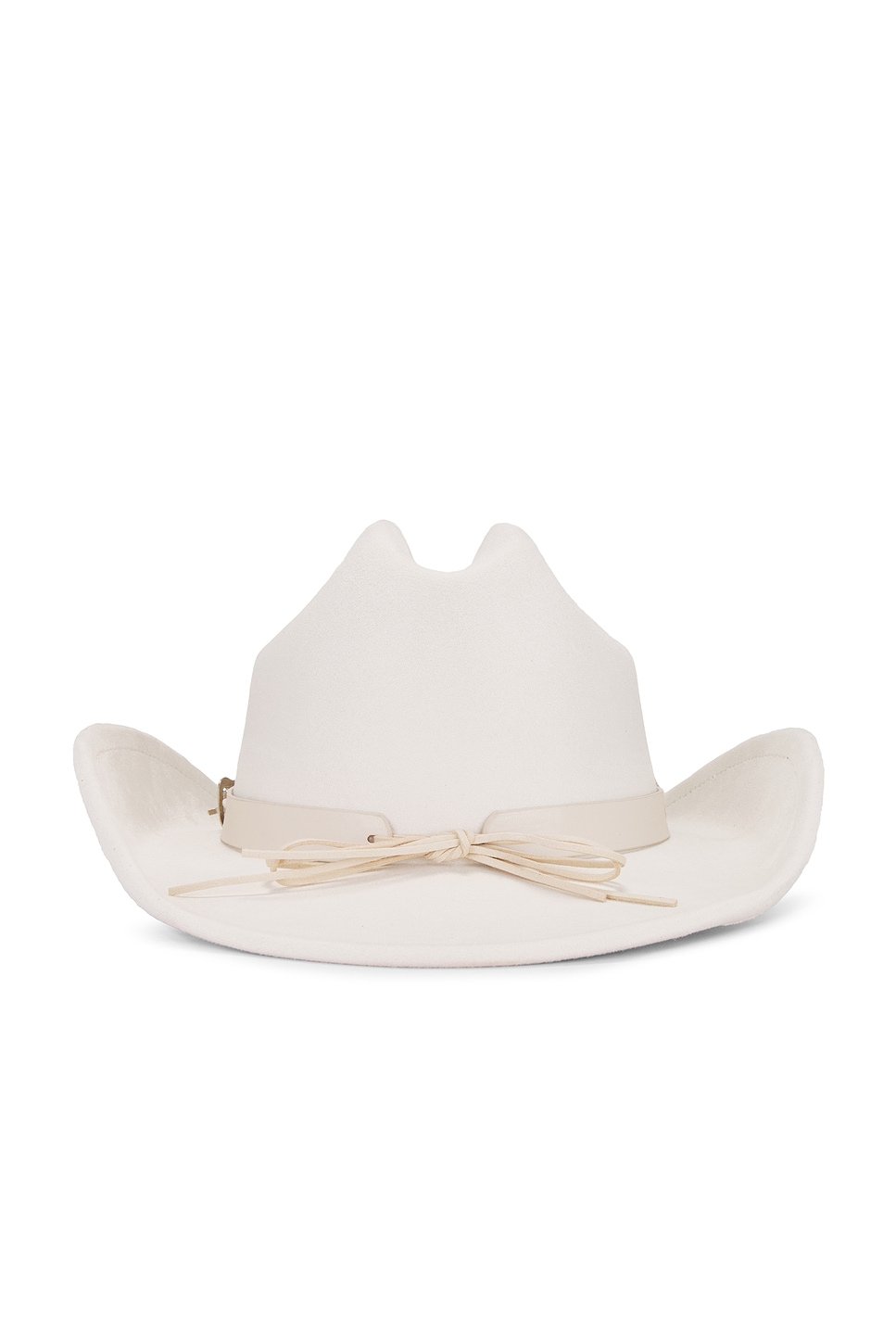 REVOLVE 8  Other Reasons Faux Suede Daphne Cowboy Hat in Ivory ) • msrp $94 NEW 8 Other Reasons Faux Suede Daphne Cowboy Hat in Ivory | REVOLVE main image 2