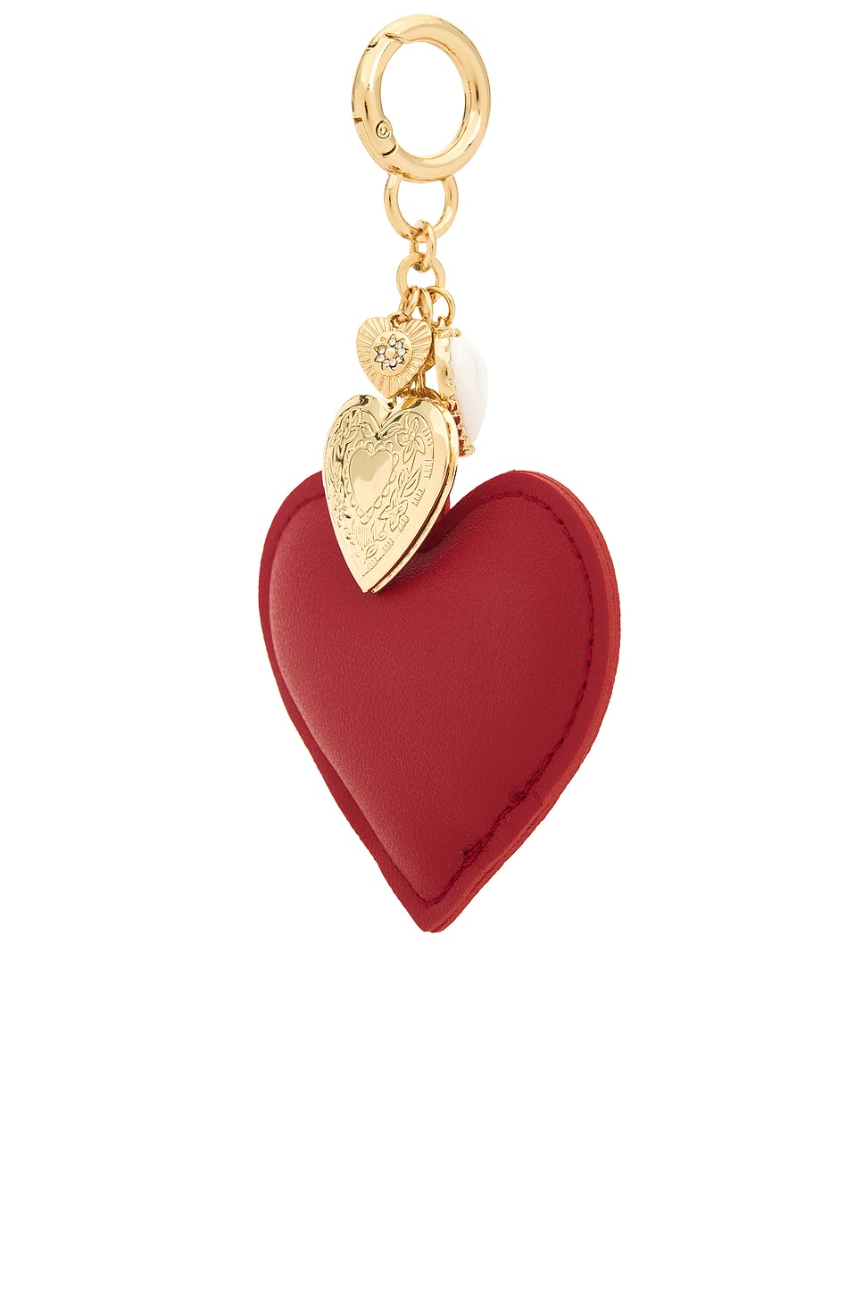 Leather Heart Charm