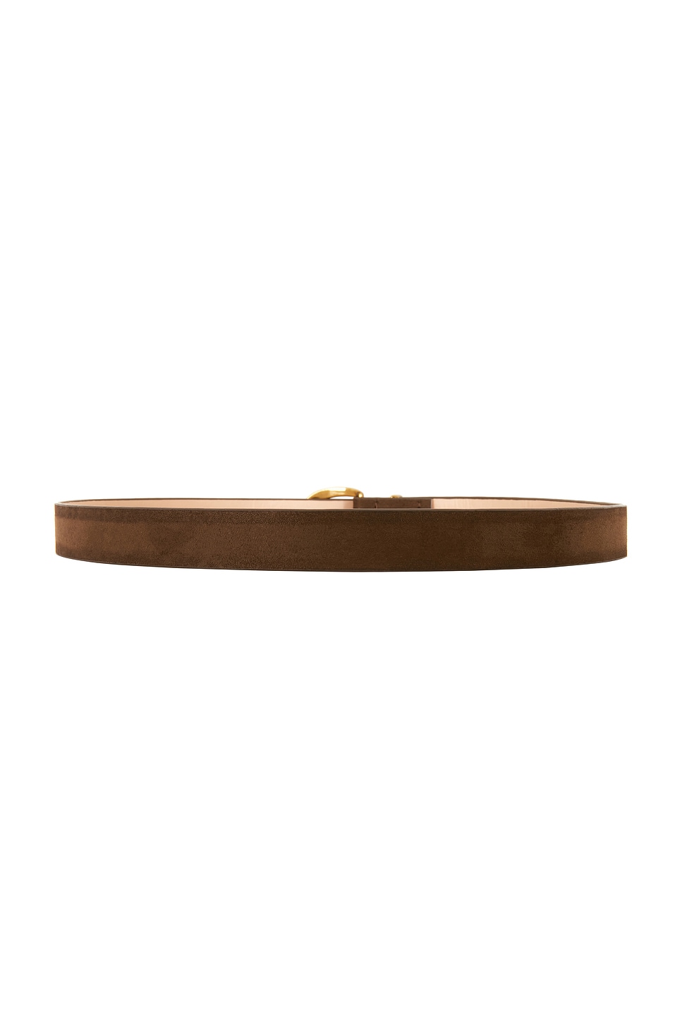 Suede Belt With Gold Hardware - thumbnail 3