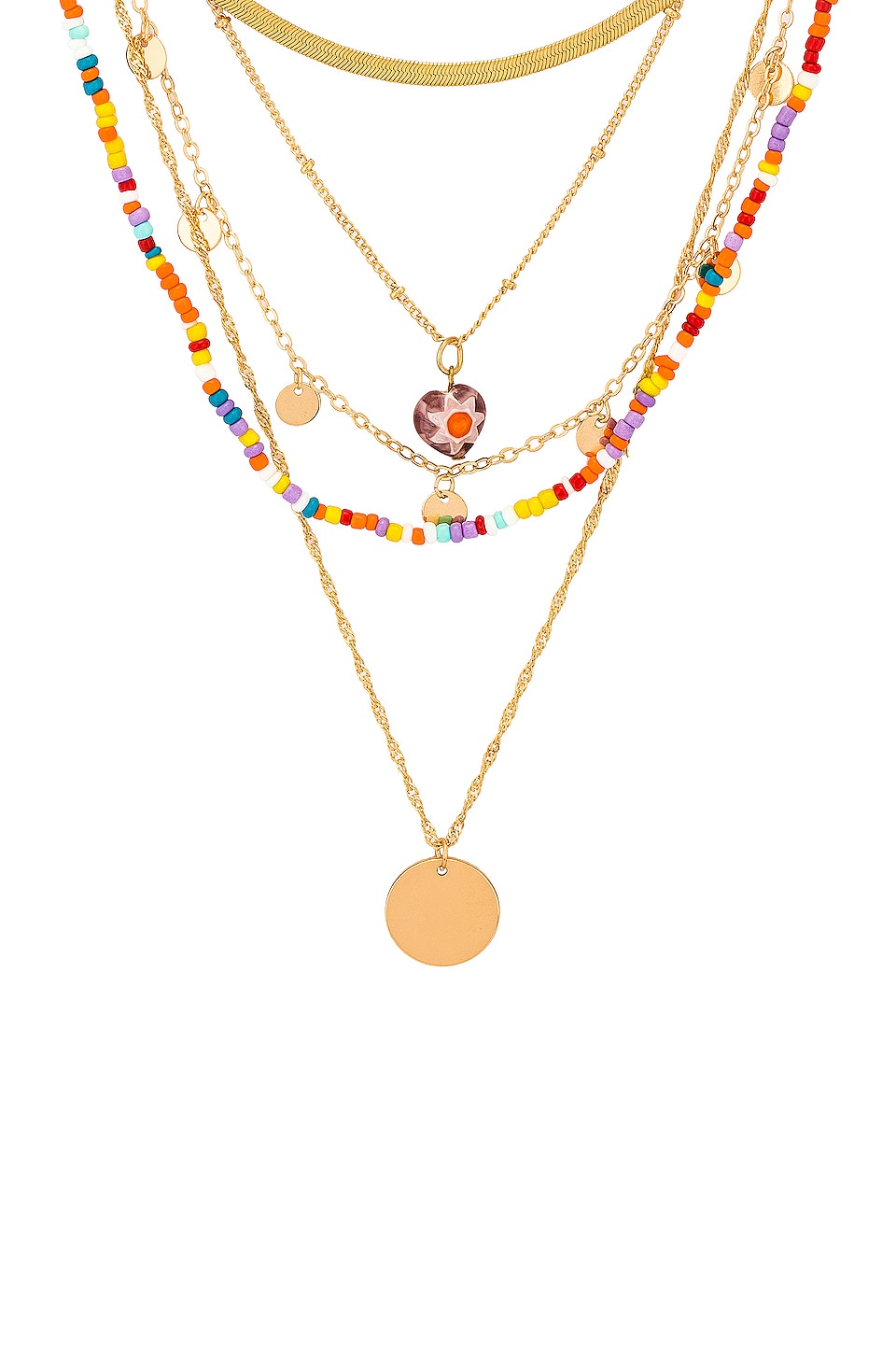 Beaded Layered Necklace