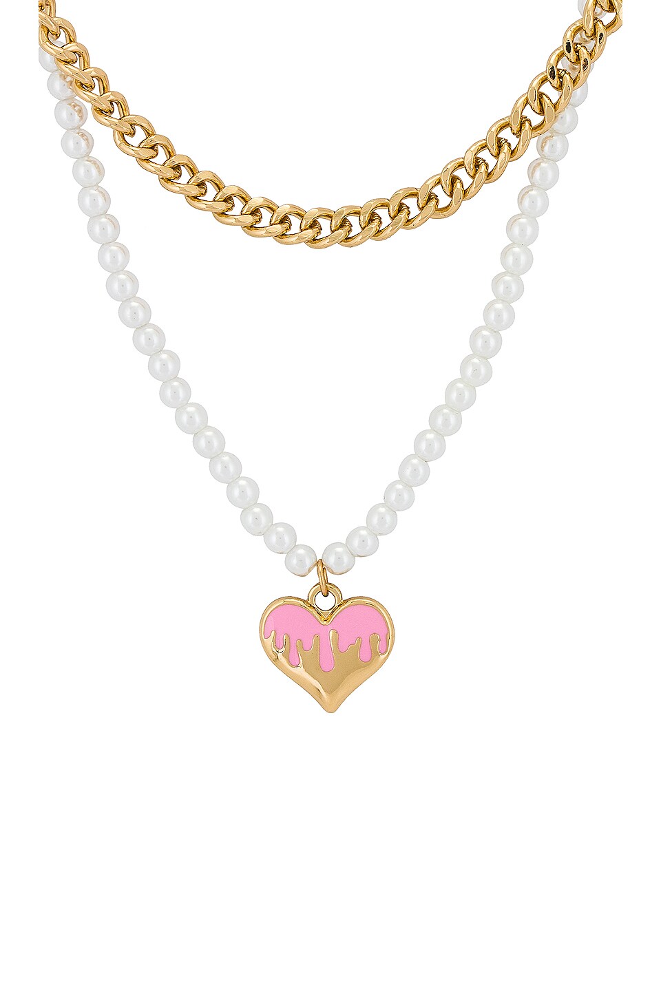 8 Other Reasons Melting Heart Necklace in Gold