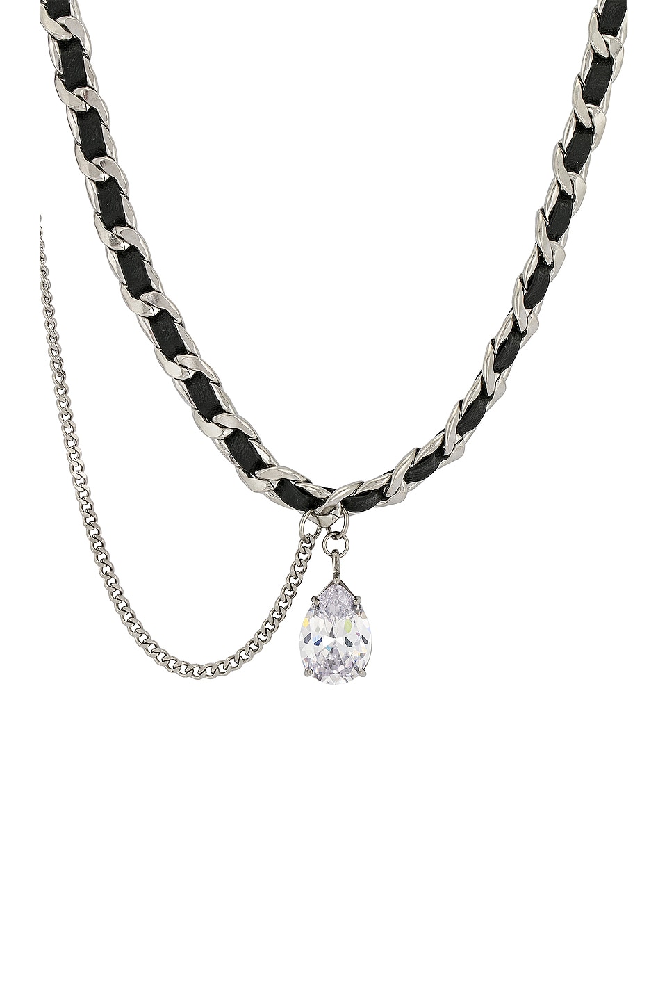 Double Chain Pendant Necklace