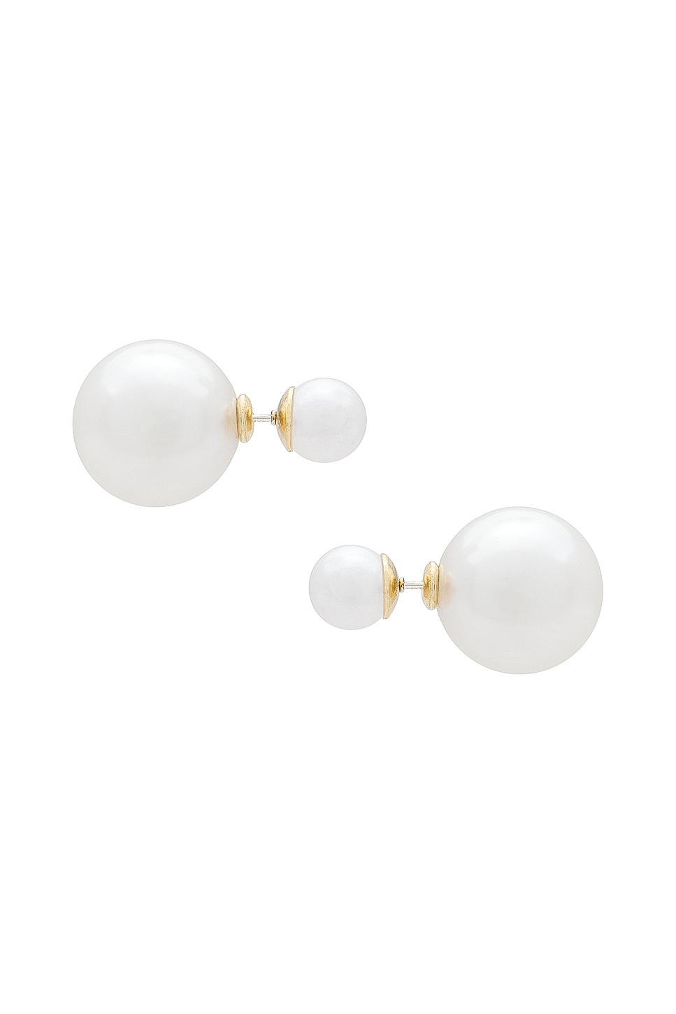 Double Pearl Earrings