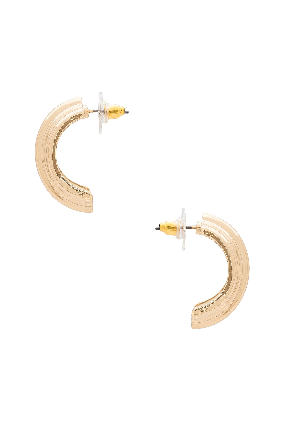 Gold Hoop Earrings - Thumbnail 2