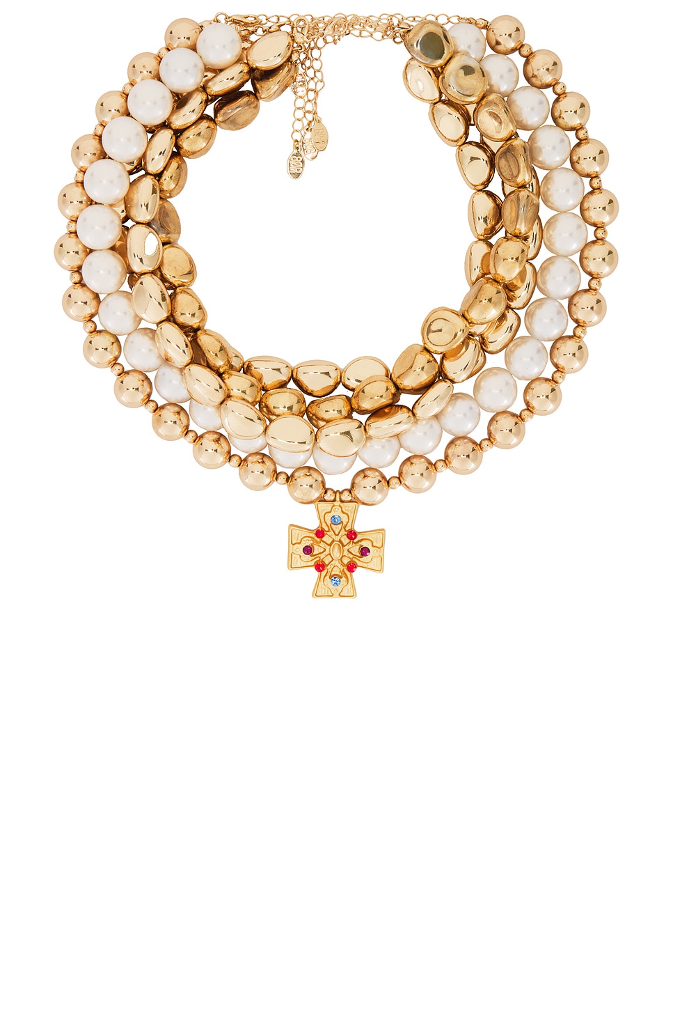 Layered Cross Necklace